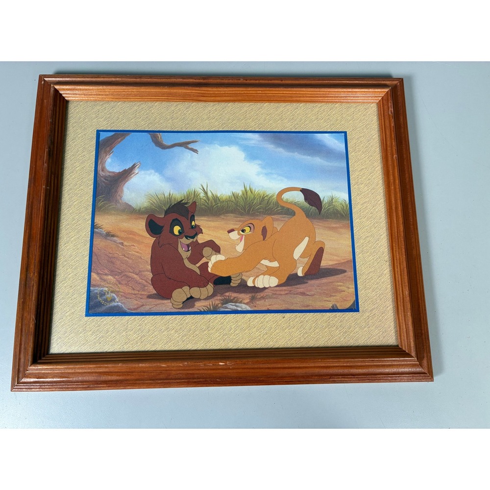 Disney The Lion King II Simbas Pride Exclusive Commemorative Lithograph Framed